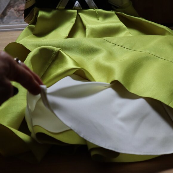 Anthropologie Moulinette Soeurs Miel Chevron Dress Sz 0 - Picture 6 of 7